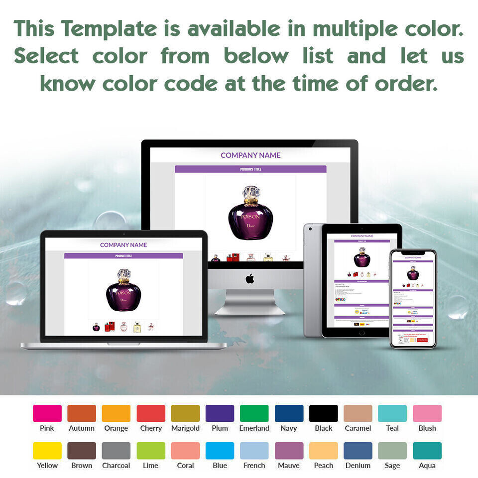 New eBay Mobile Responsive Template Auction Listing Professional HTTPS 2025