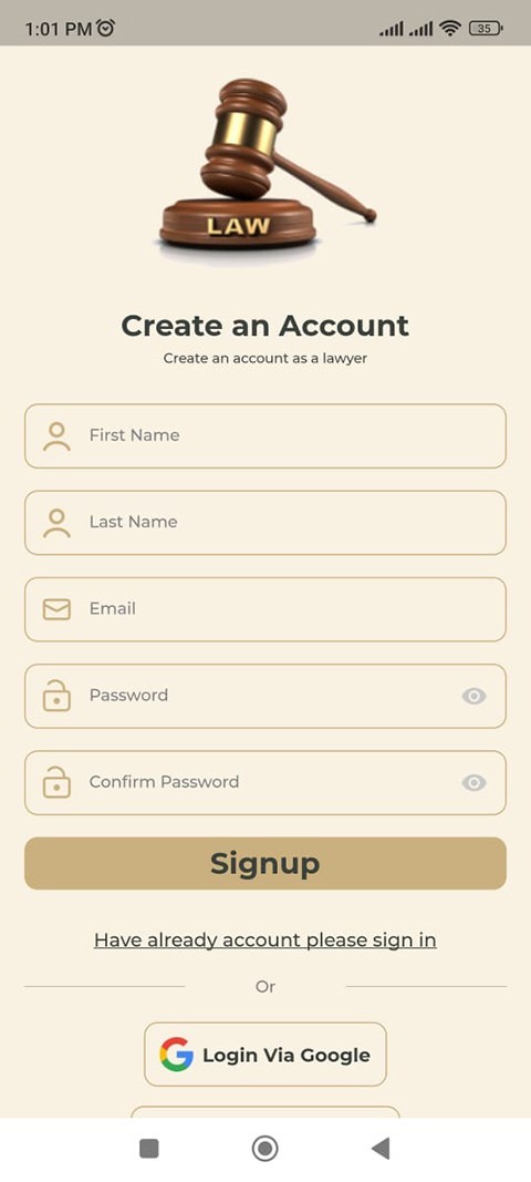LawAssist Tele Legal Services Platform Flutter App | Android & iOS | Web Admin