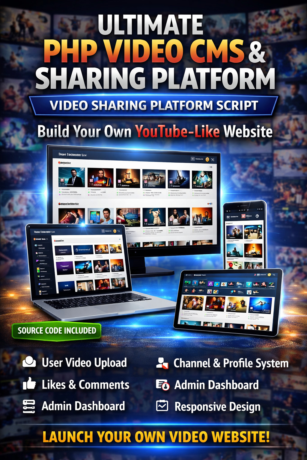 FreeTube – Ultimate PHP Video CMS Website | Video Sharing Platform | Streaming