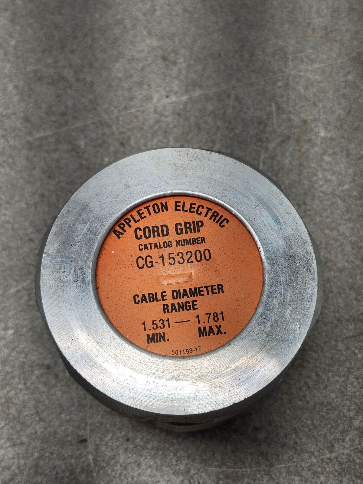 NEW IN BOX APPLETON 2″ ALUMINUM CORD CONECTOR CG153200