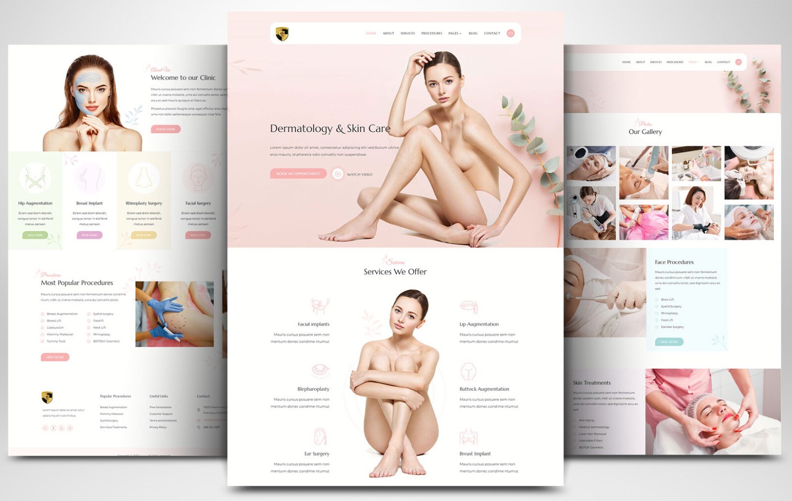 CUSTOM PROFESSIONAL WEBSITE FOR BEAUTY COSMETICS WELLNESS BRANDS WORDPRESS