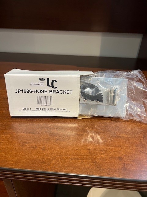 Zurn JP-1996 Mop Basin Hose Bracket Light Commercial Wall Mount Holder NEW