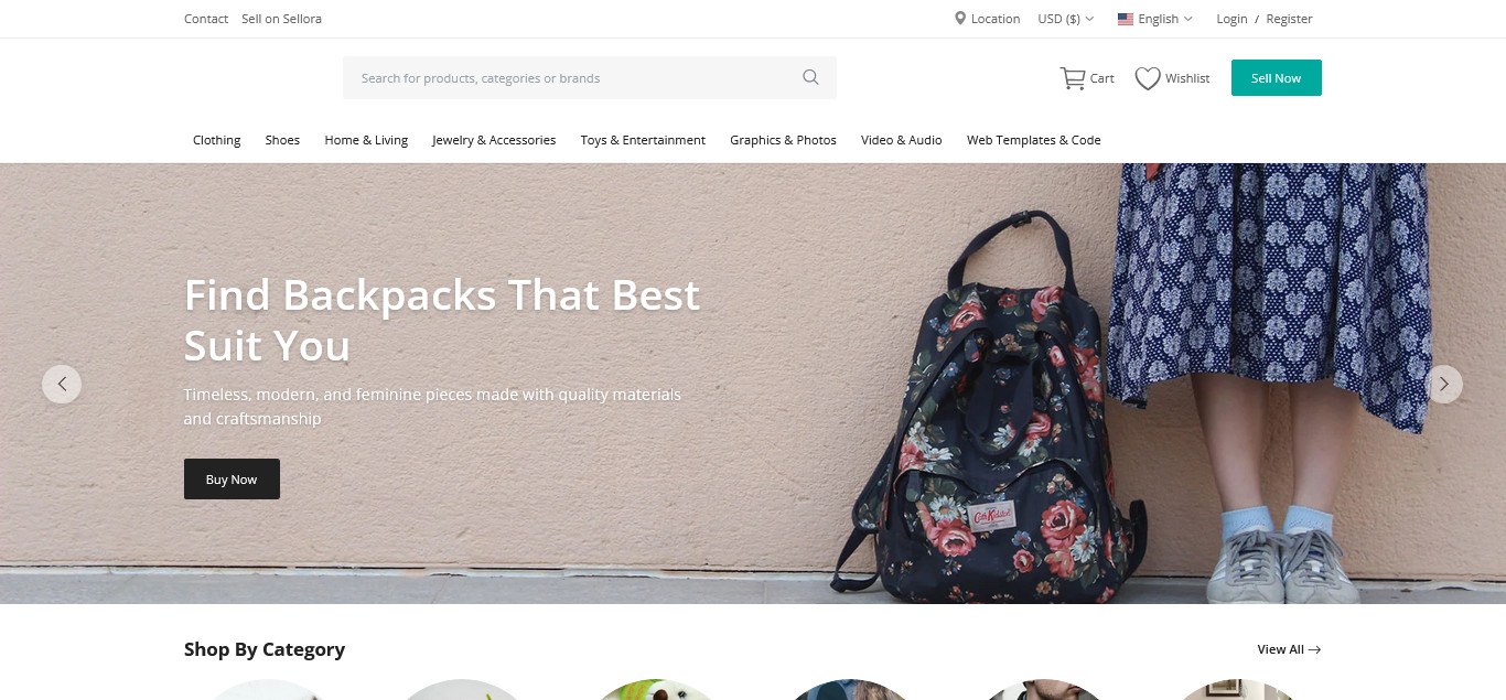 Sellora – PHP Classified Ads Marketplace | Multi Vendor eCommerce Platform
