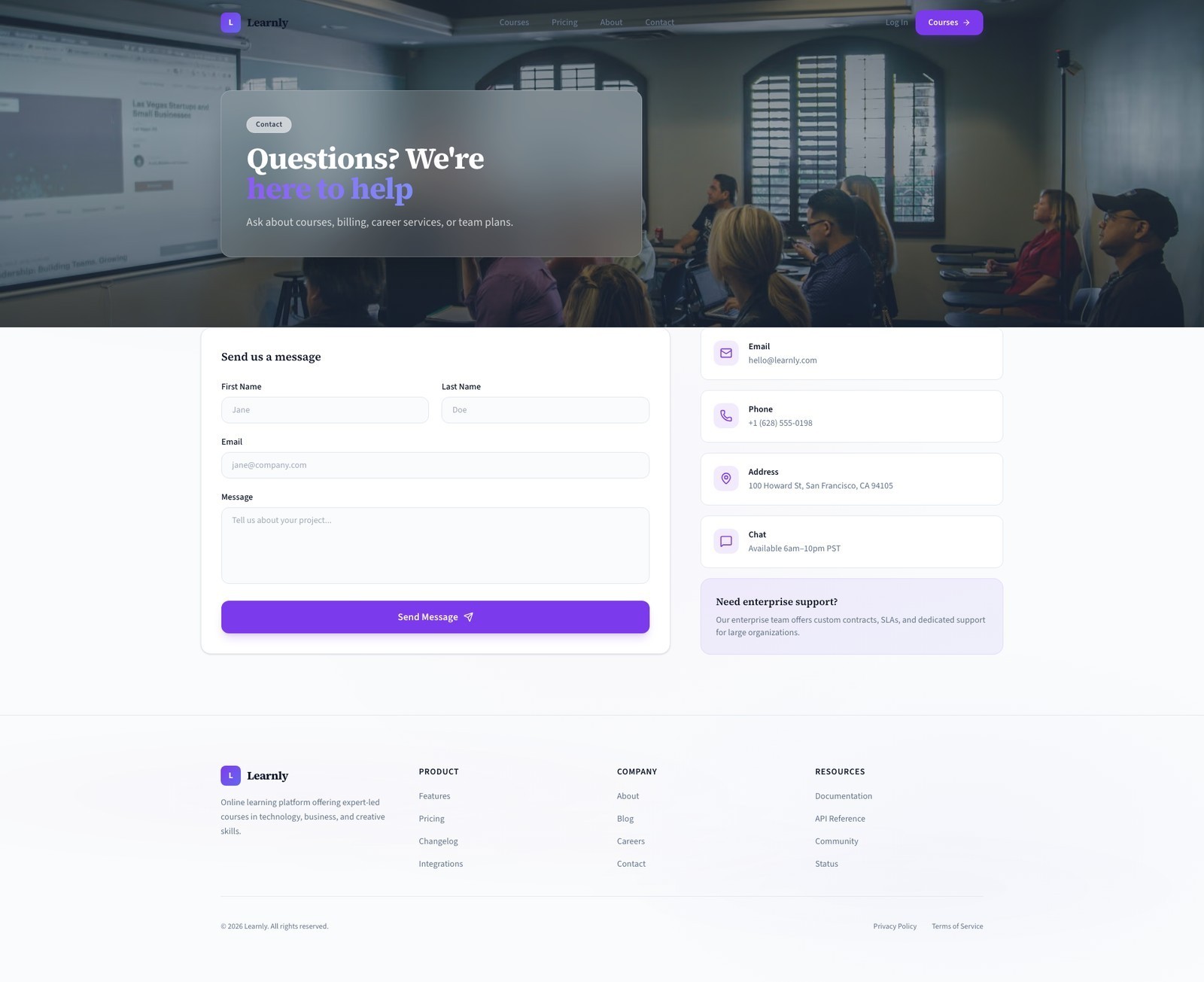 Premium Custom Website Design & Development – SEO Education service Website