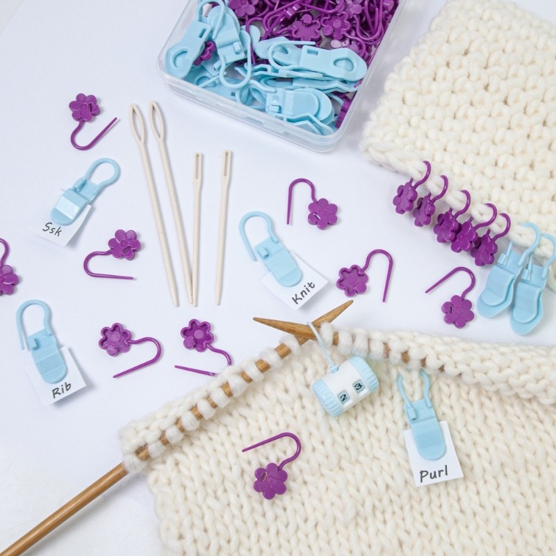 1 Set Sewing Needle Stitching Markers Crochet Markers Knitting Supplies