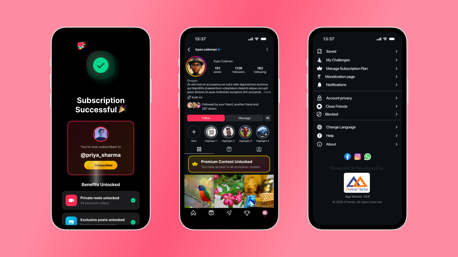 Trendify Flutter Social Media App | Reels, Live Stream, PK Battle, Chat | Laravl