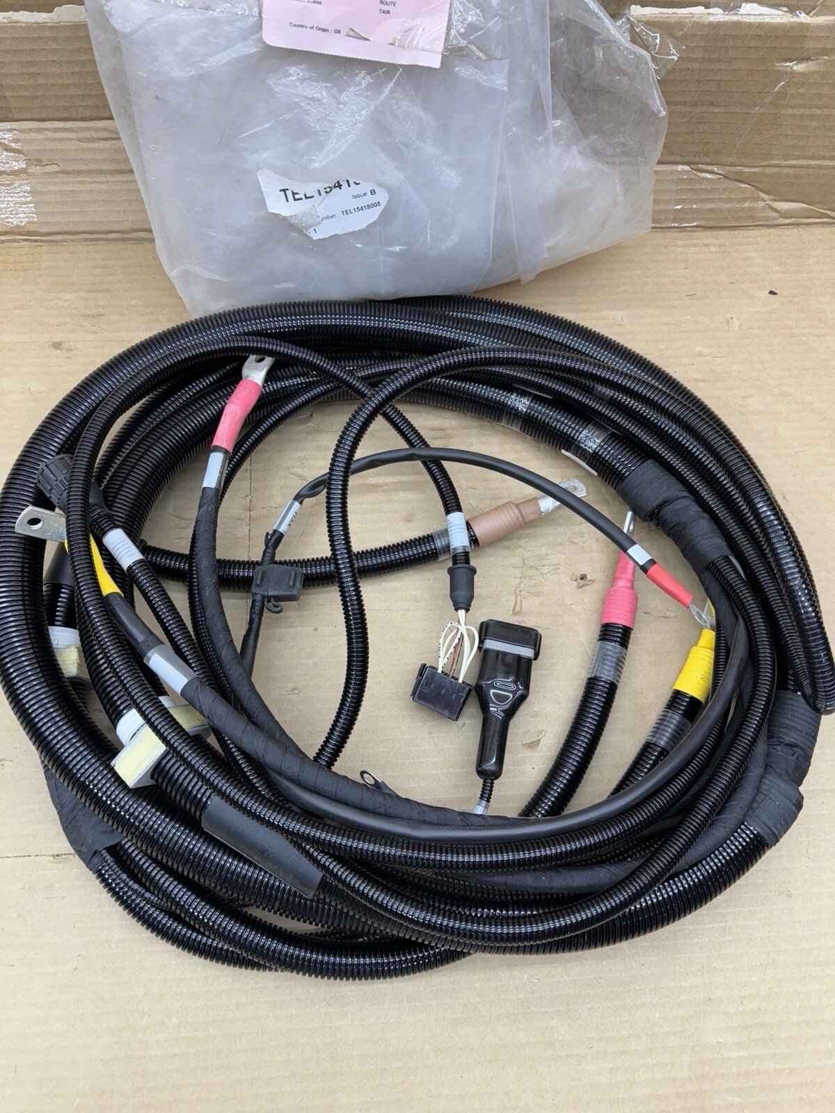 Genuine CNH Battery to Cabin Wiring Harness TEL15418008