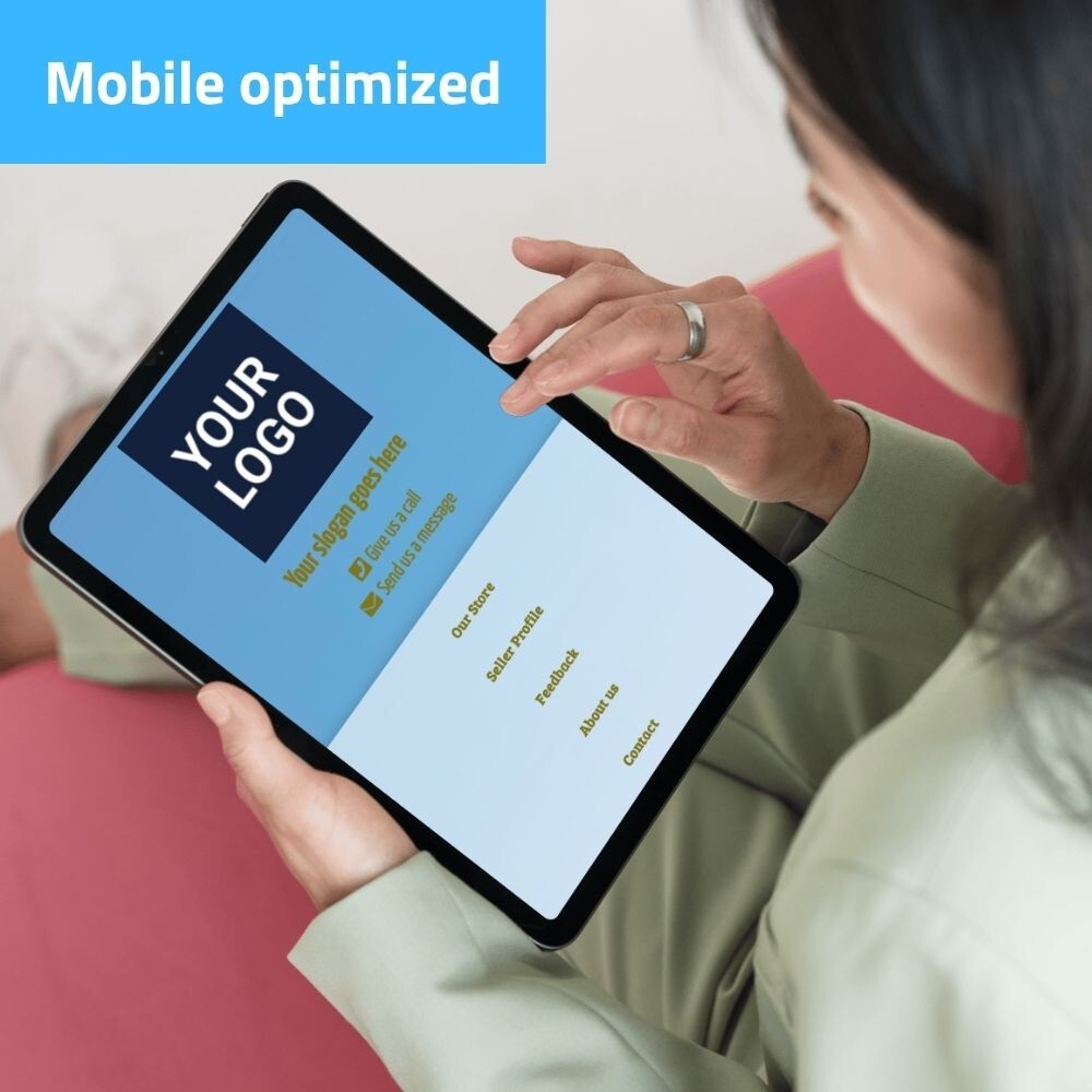 eBay Template RESPONSIVE Professional – lime – NO CODING REQUIRED