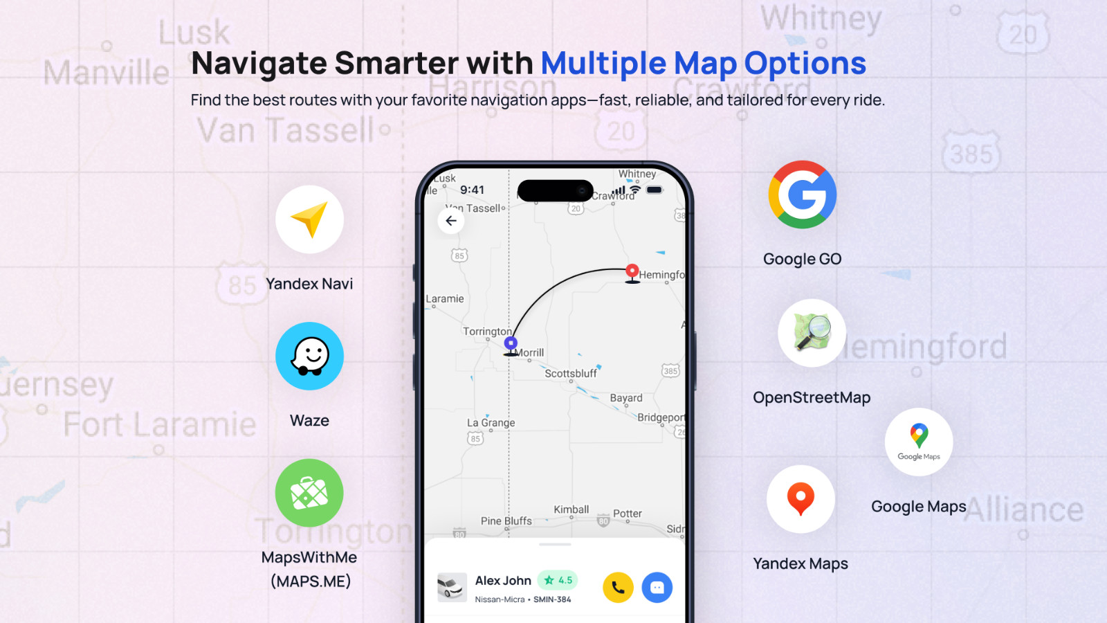 MyCab Taxi Booking & Parcel Delivery Flutter App | Android & iOS | Admin Panel