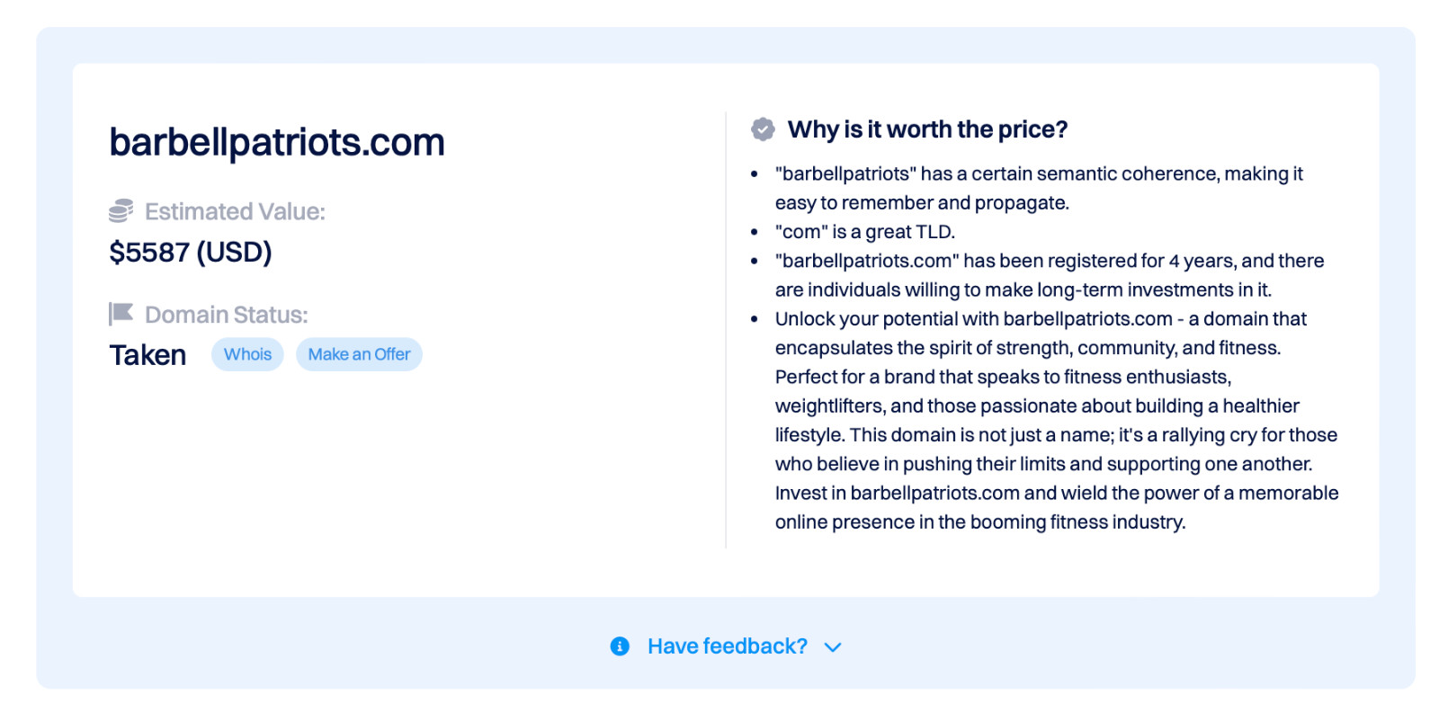 BarbellPatriots.com Domain for Sale Fitness Gym Workout USA American Business