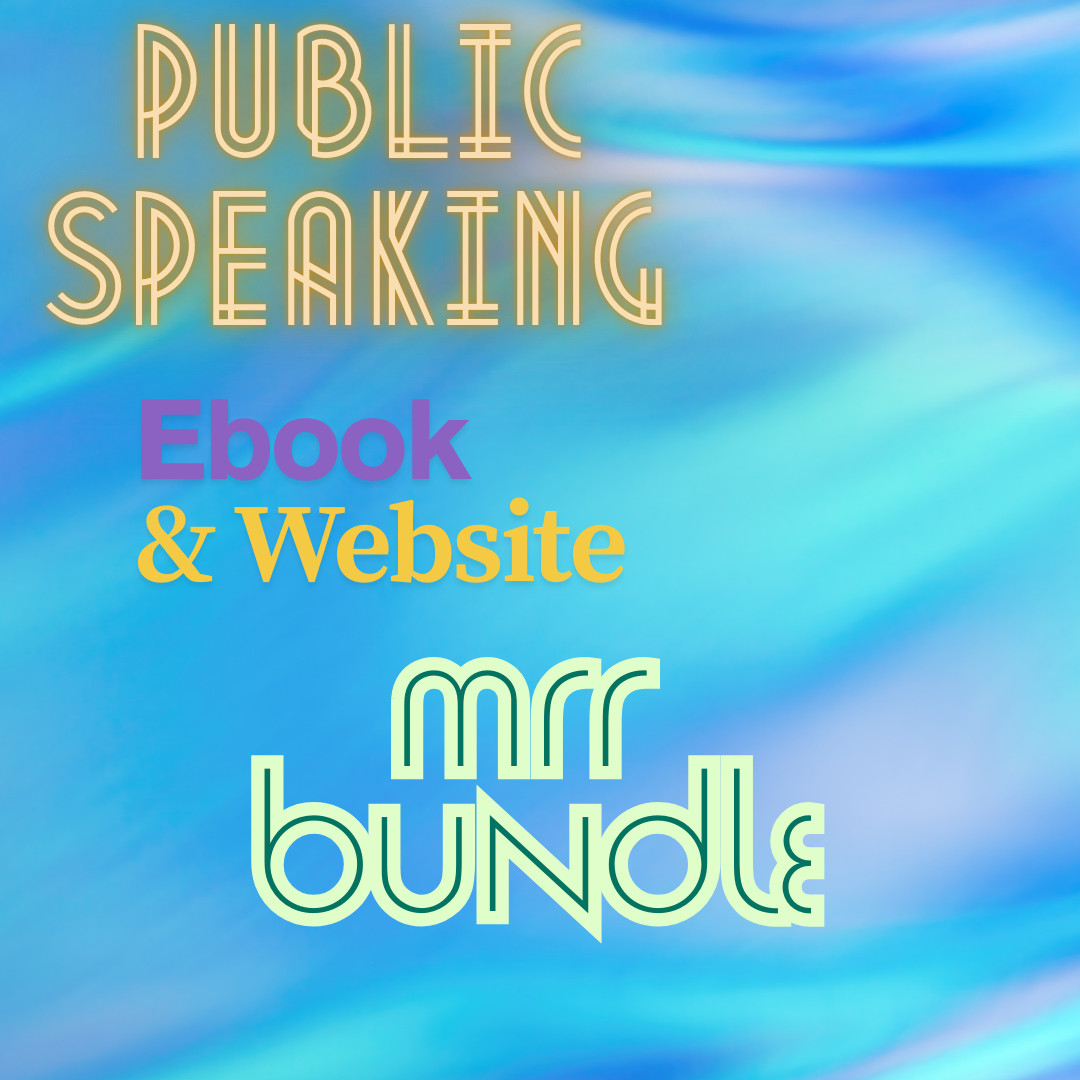 Public Speaking E books, Guides, Website Pages & Courses Bundle w/MRR License