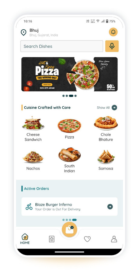 RestroOne Food Delivery Flutter App | Single Vendor Multi Branch Restaurant
