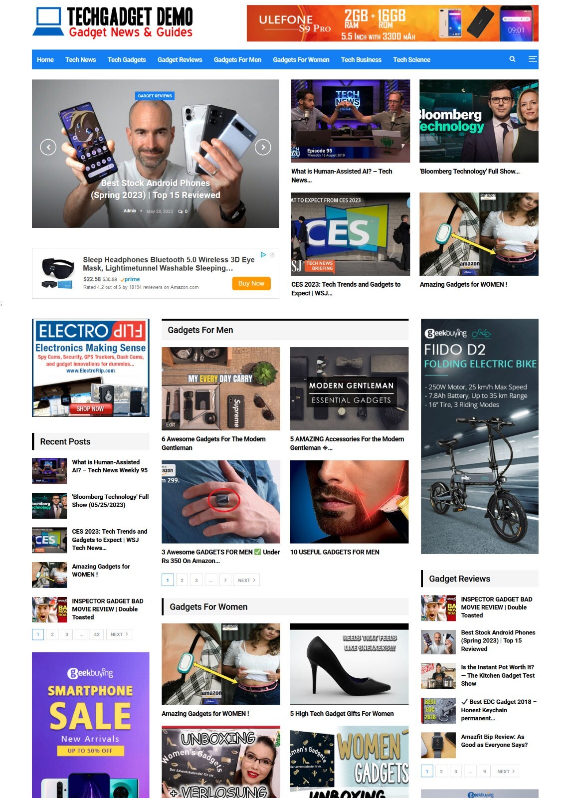 Tech Gadget News & Guides Website, Make Money with Affiliates, Ads + Auto Pilot