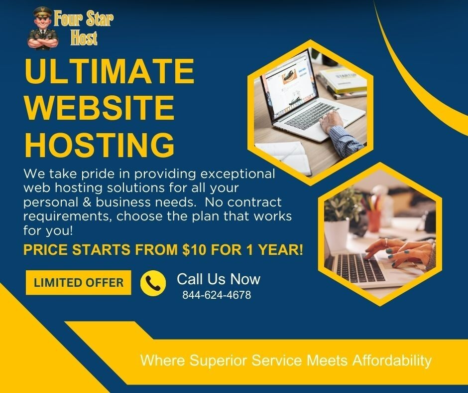 Super Cheap Webhosting works with WordPress & HTML – Special Offer $10.00 a year