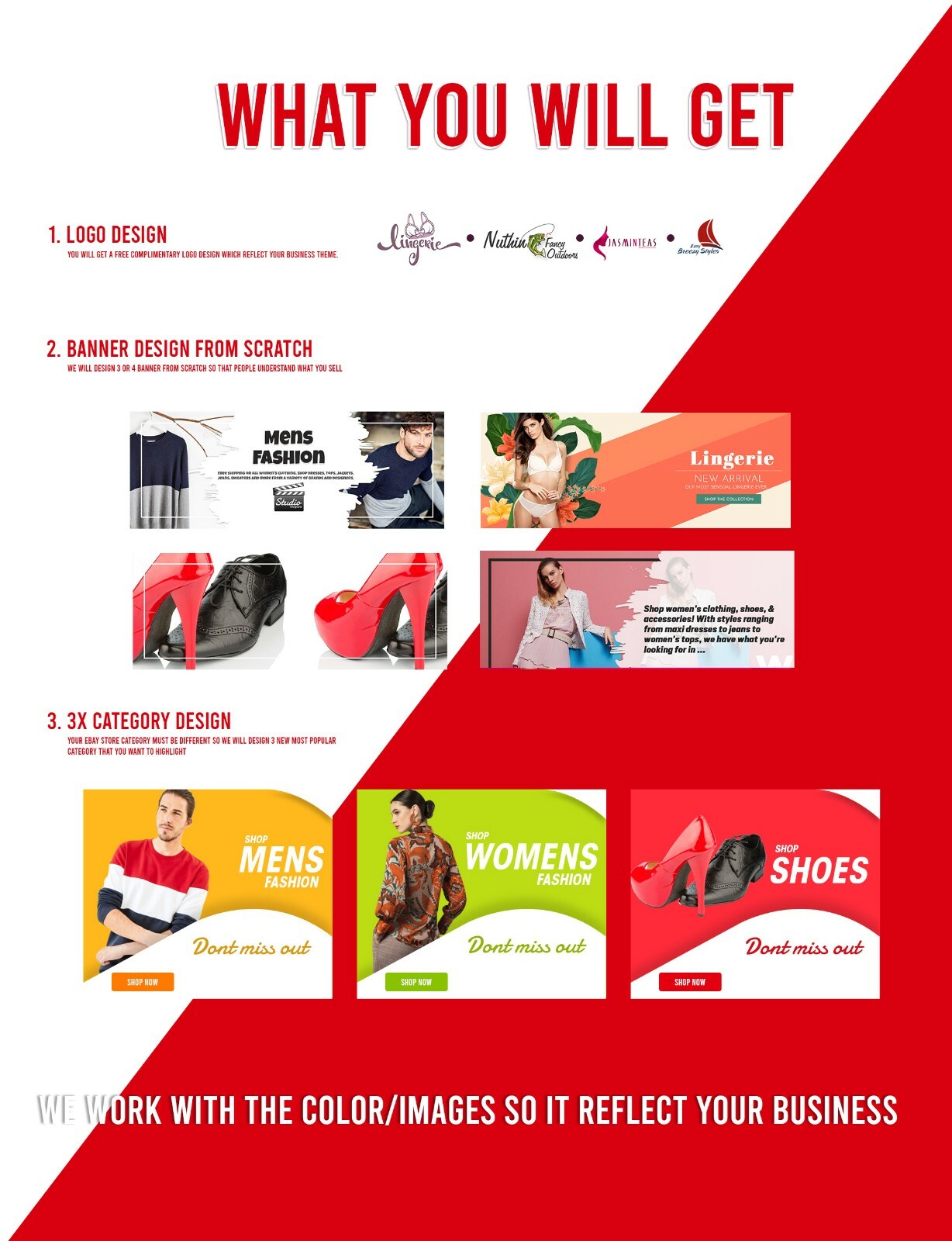 Ebay listing and ebay store and Listing Template design, 2021 FREE LOGO DESIGN