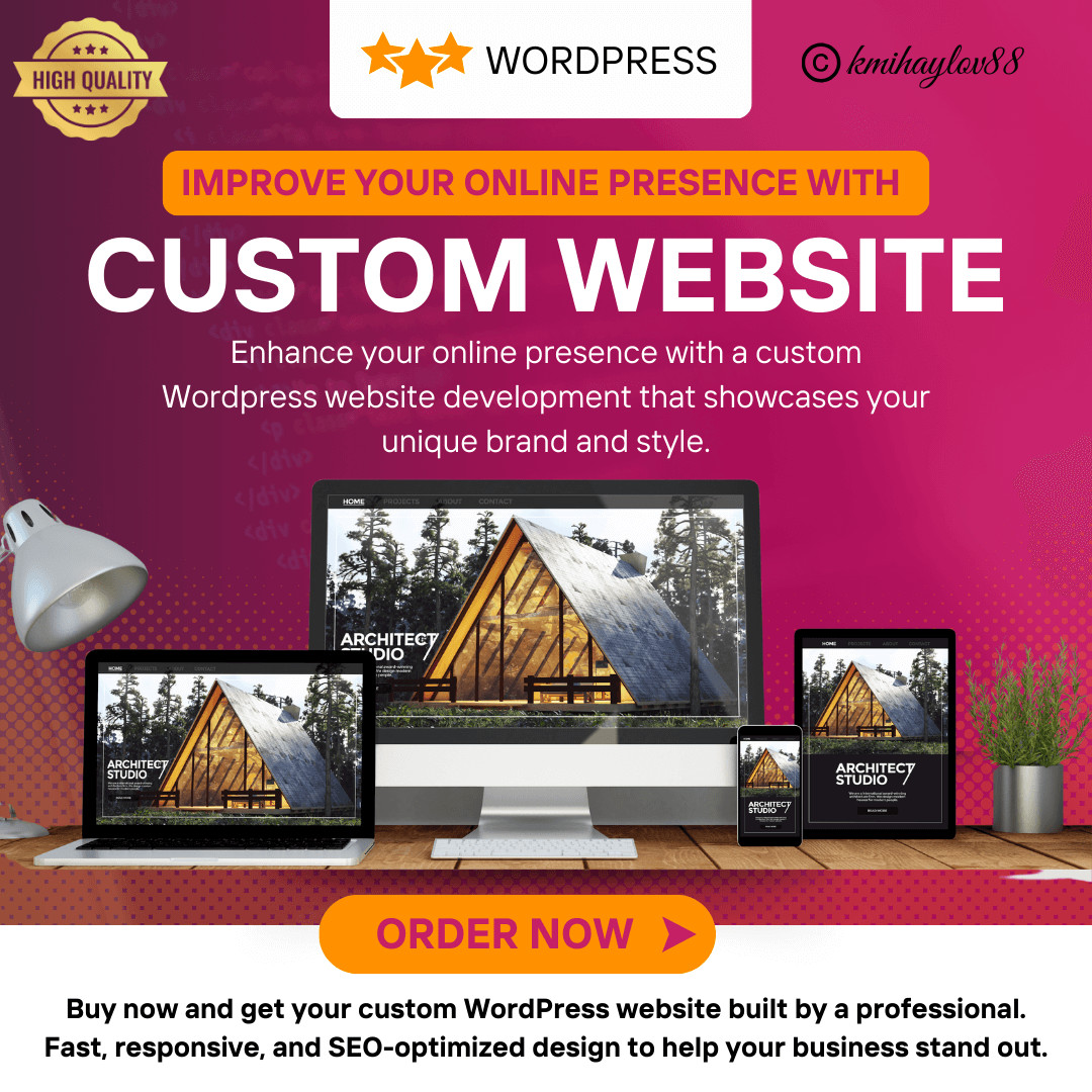 Custom WordPress Website Development – Professional & Responsive Web Design
