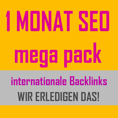 1 Month SEO – Mega SEO Package – International Backlinks – 30 Day Backlink Building