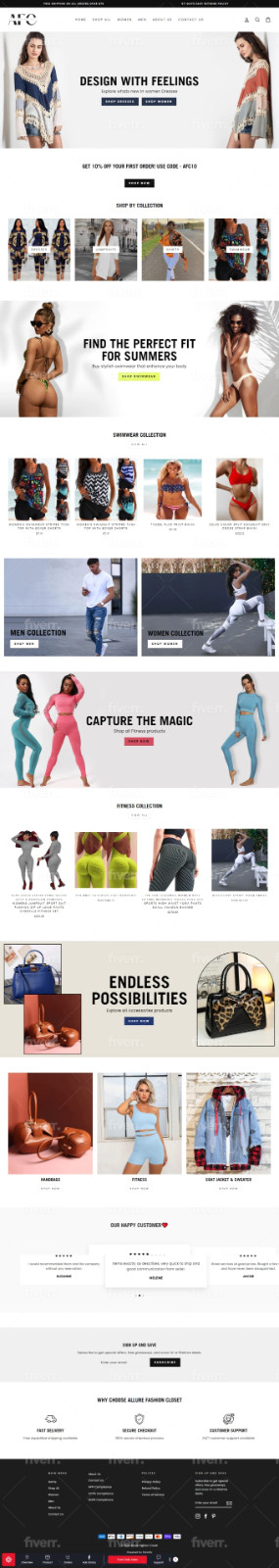 A- Z Shopify Store Setup 50 Products Premium Theme Branding Stock Photos SEO