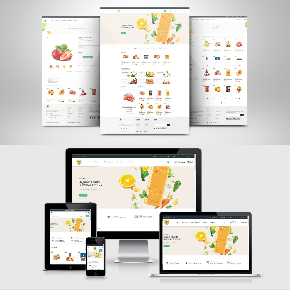 PROFESSIONAL ONLINE STORE FOR SUPERMARKET, FOOD & DRINK STORE, ORGANIC FOOD