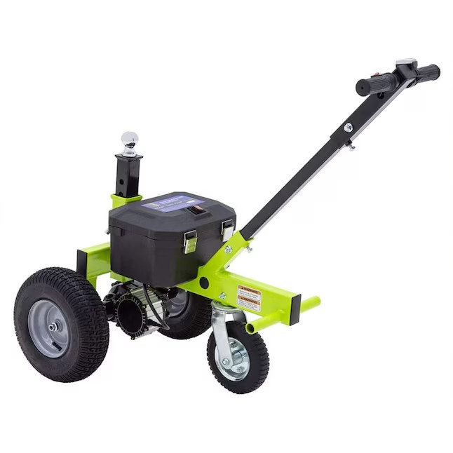 Tow Tuff TMD-35ETD8 Adjustable 3500 Lbs Capacity Electric Trailer Dolly Green