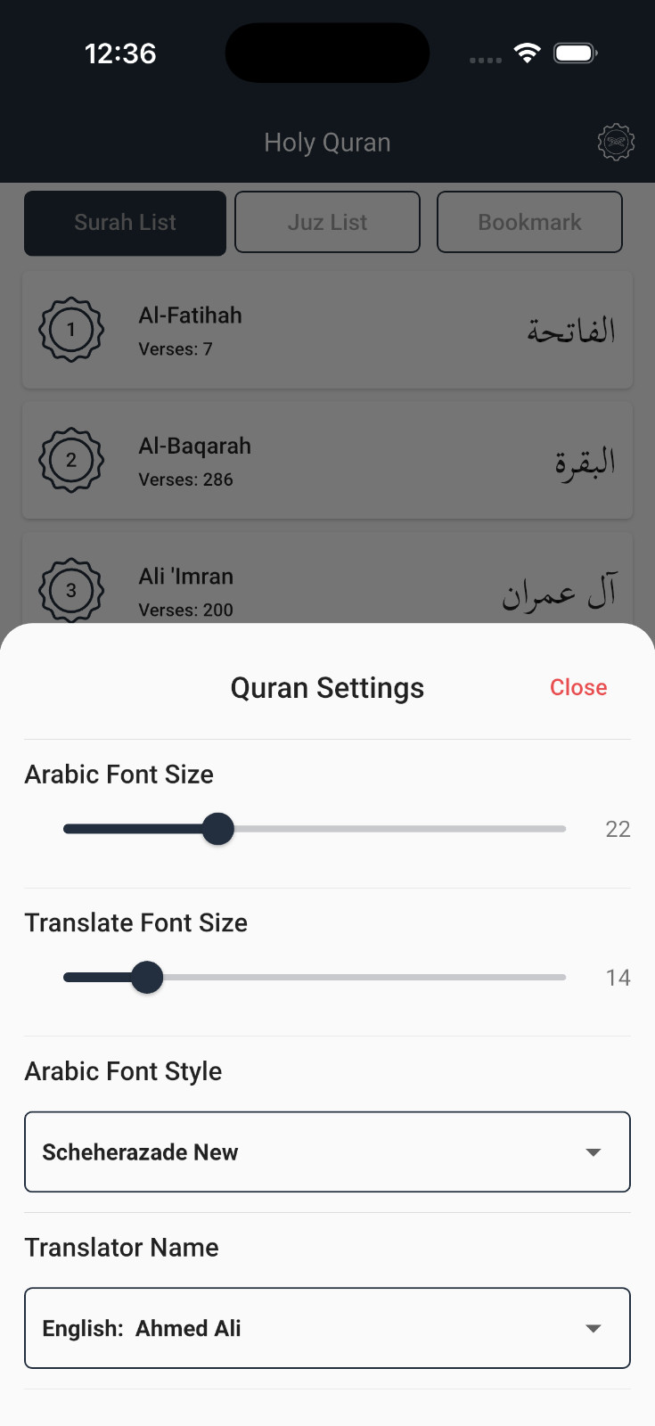 Zain Islamic Flutter App | Android & iOS App | Quran, Prayer Time, Qibla & Zakat