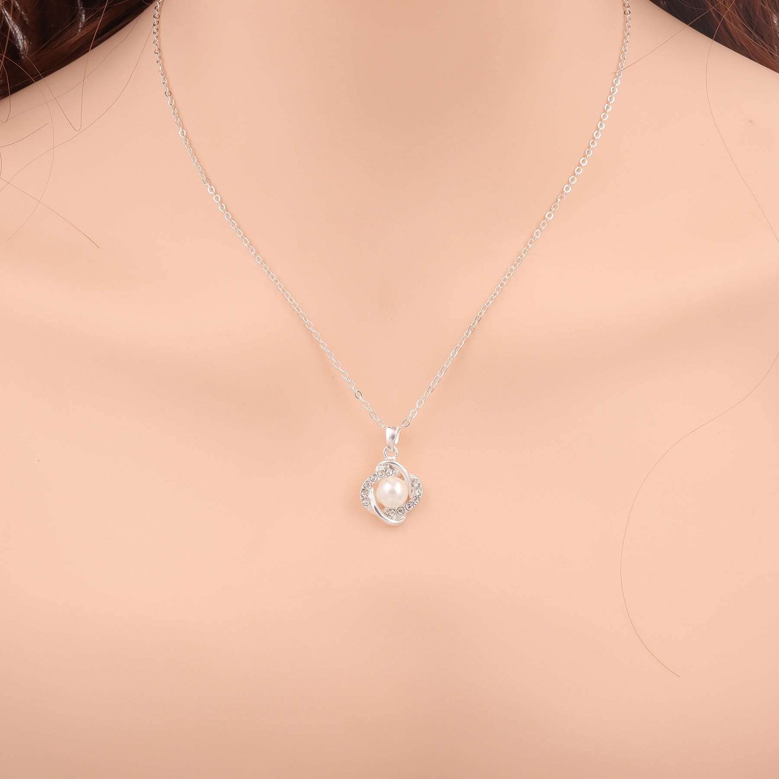Bridesmaid Jewelry Set for Women 18K Gold & Silver & Rose Gold Plated Love Kn…