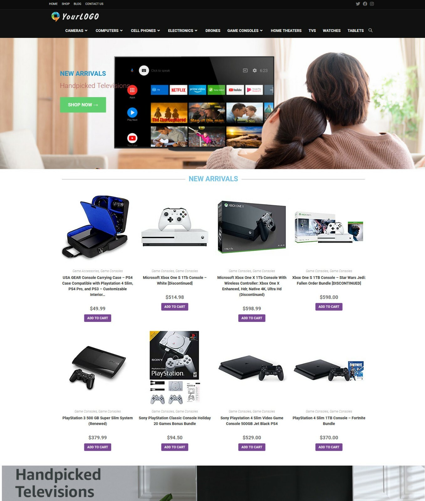 Electronics and Gadgets Store, Drop Shipping Website + Free Hosting with SSL