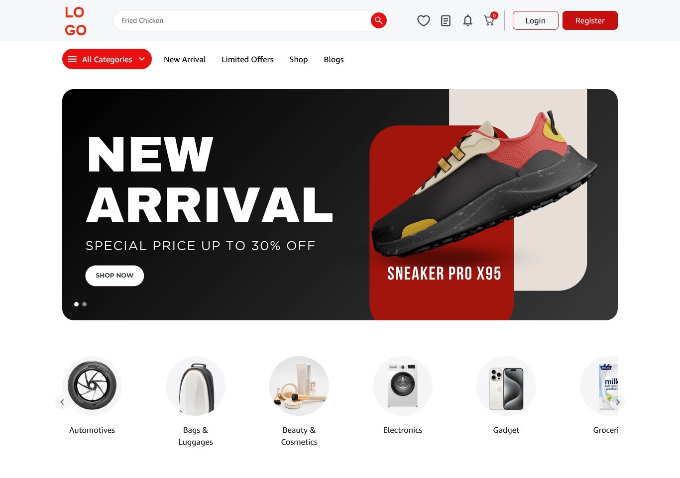 MalloraSHOP WooCommerce Flutter App | Android + iOS | eCommerce Store App