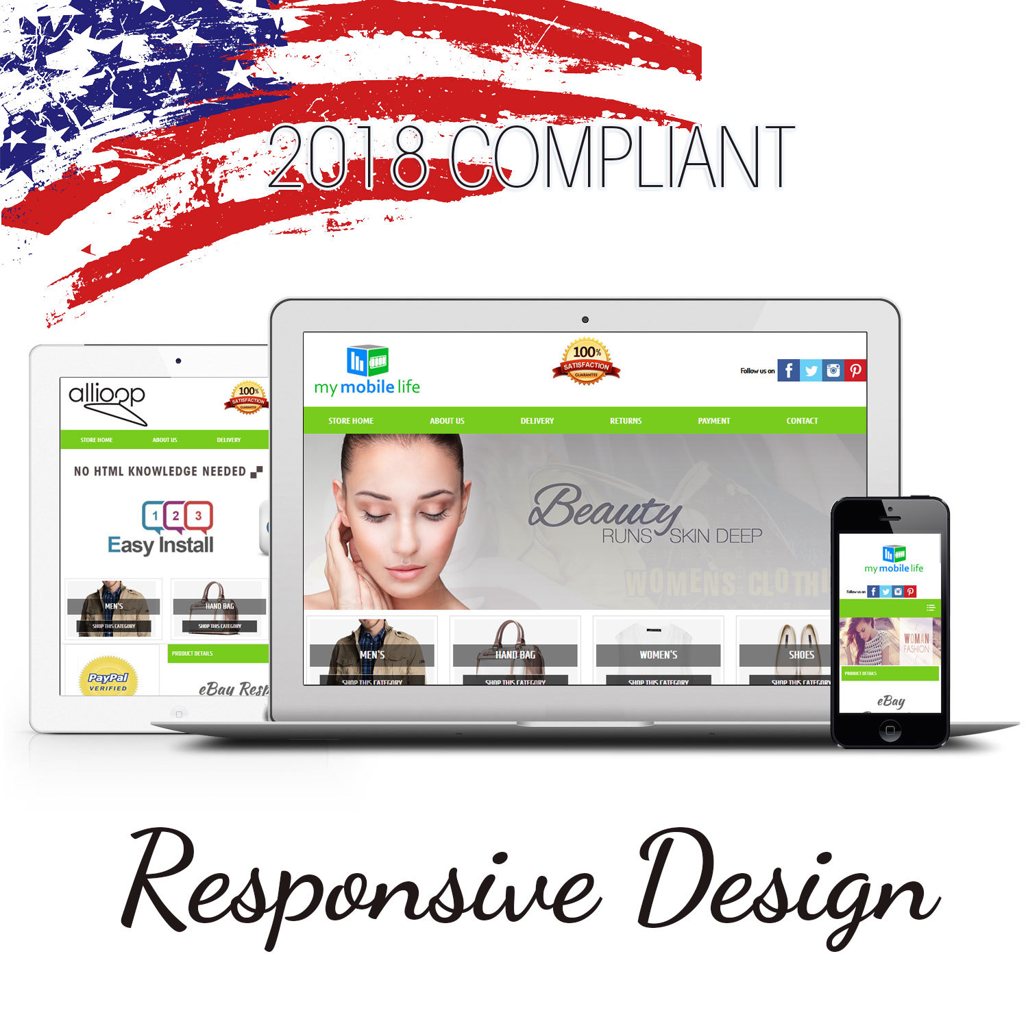 Professional eBay Design Listing Template and Store Layout Theme 2021