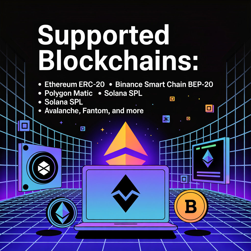 Crypto Token Launch Service | Custom Token on ETH, BSC, Polygon