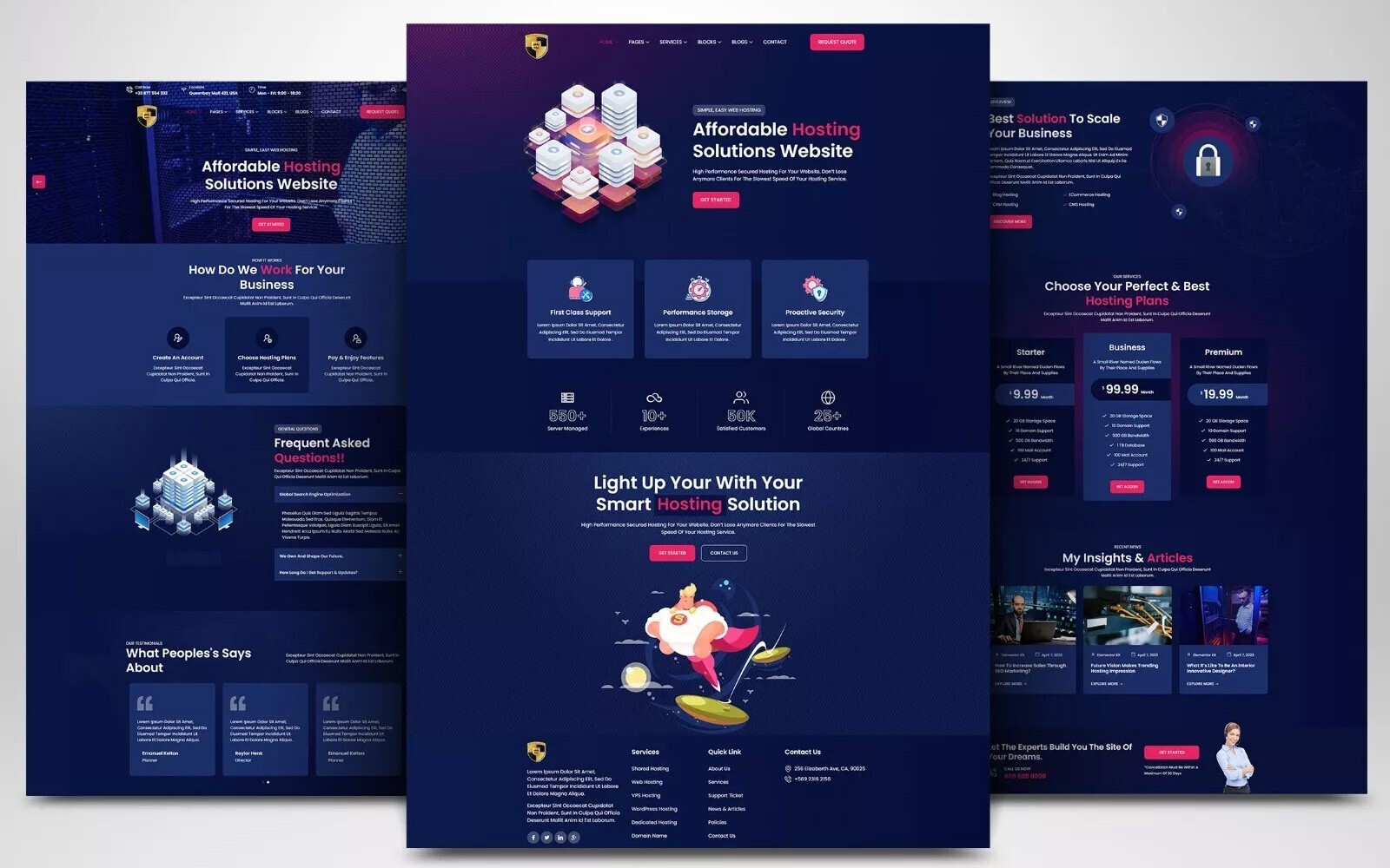 CUSTOM PRO WEBSITE FOR SEO, MARKETING, ADVERTISING, WEB HOSTING AGENCY WORDPRESS