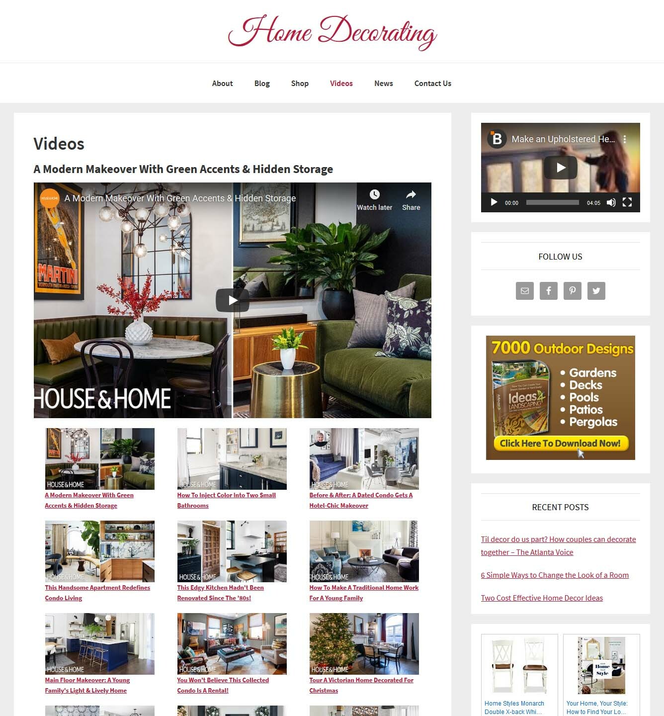 [NEW DESIGN] * HOME DECORATING * blog website business for sale AUTO CONTENT