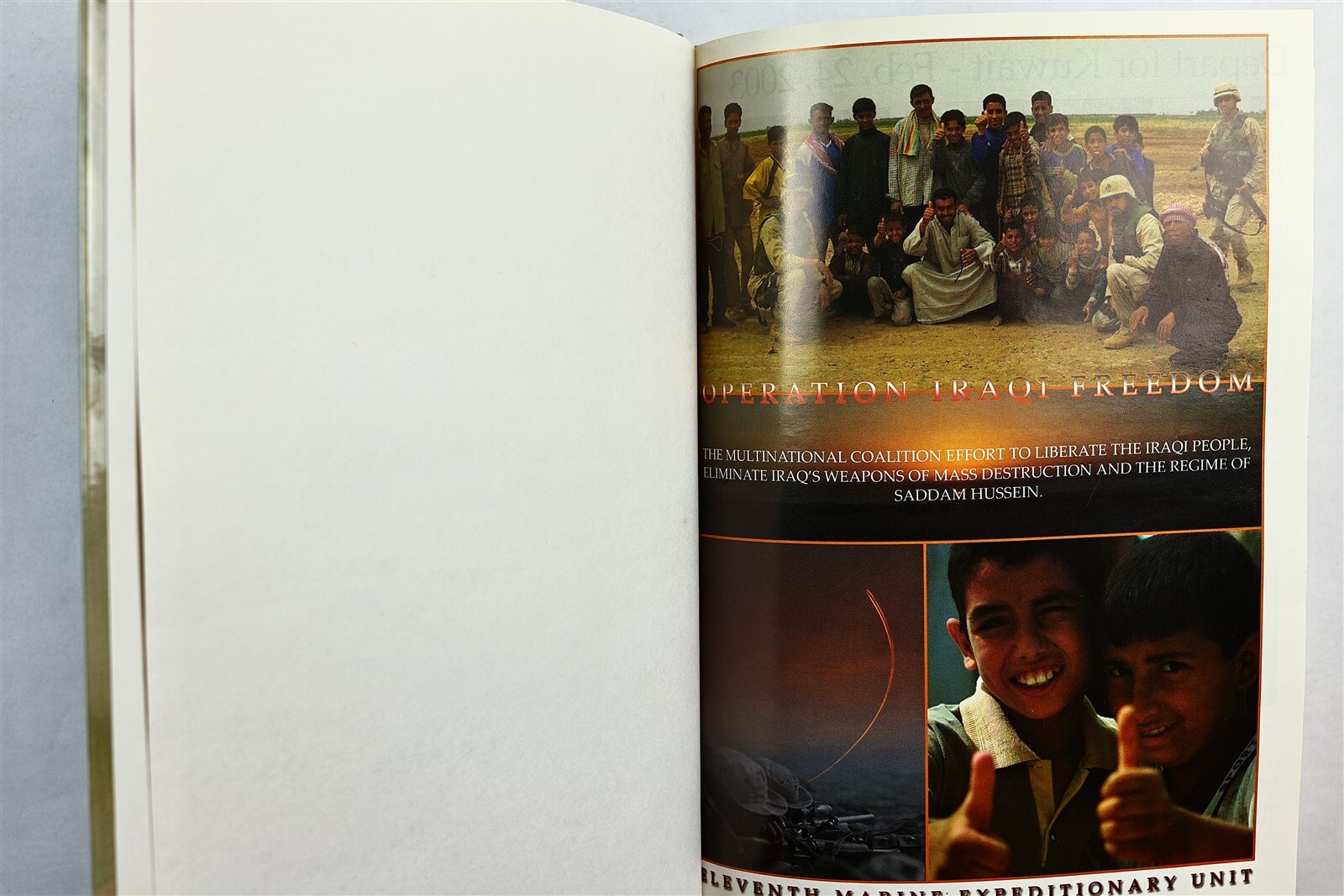 G2U 11th Marine Expeditionary Unit MEU 2003 Middle East Deployment Cruise Book