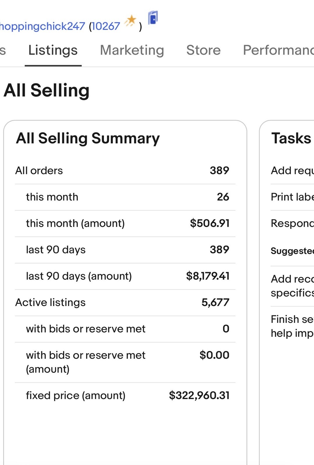 Established eBay Store 6,500 Active Listings High Volume Resale Business