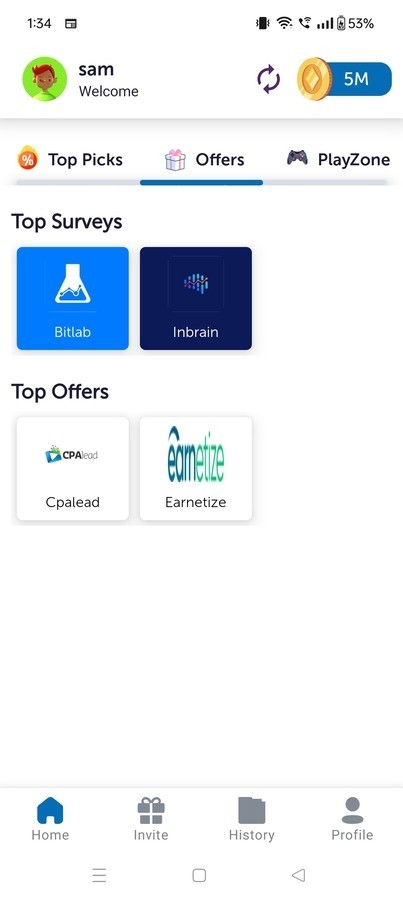 Reward App Lucky Spin + Offerwall + HTML Games | Android App + Admin Panel