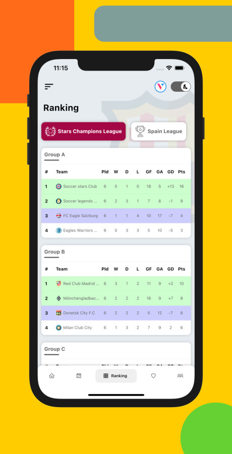 TeamNation – Soccer, Football, Cricket Sports Flutter App | Android + iOS | PHP