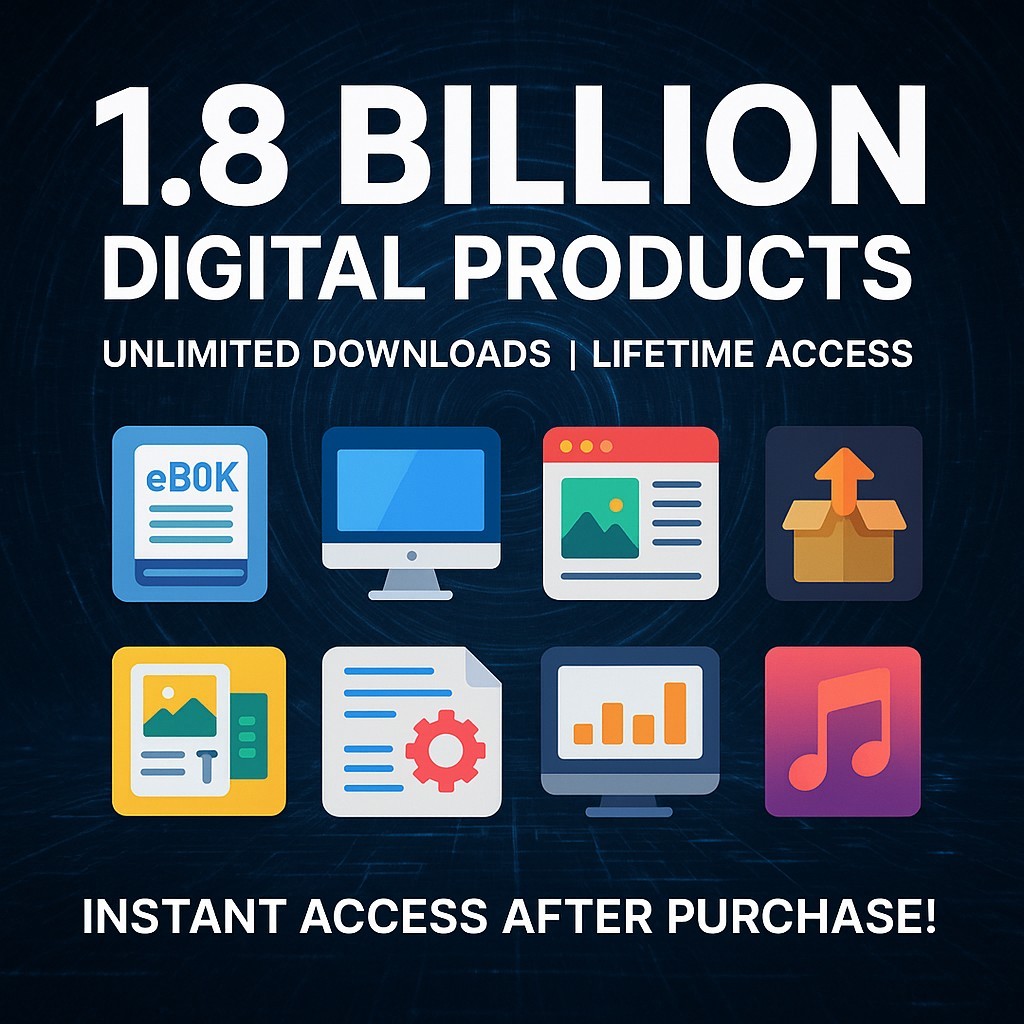 ⭐⭐ Digital Resalers Products 1.8 Billion (PLR)⭐⭐