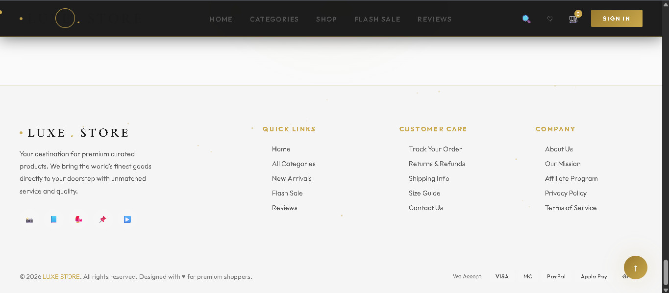 Responsive Ecommerce Dropshipping Store With Modern Design (Light Theme)