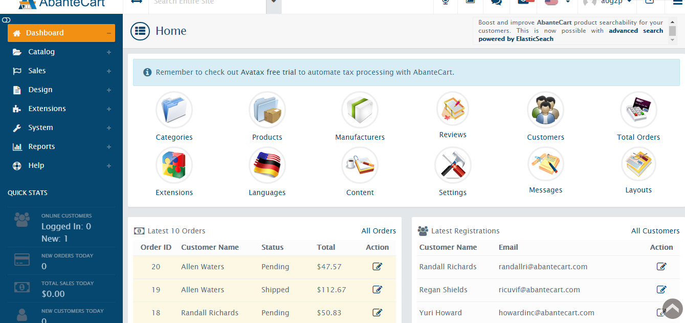 Web Based E-Commerce Software Installation and Support