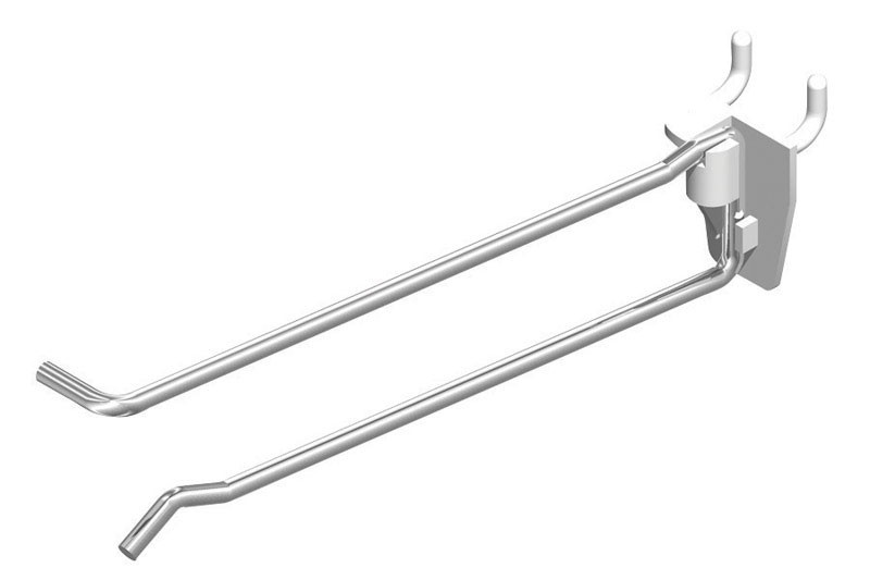 Southern Imperial 6″ Scanning Hooks, Gray, Box of 100, For Retail Displays