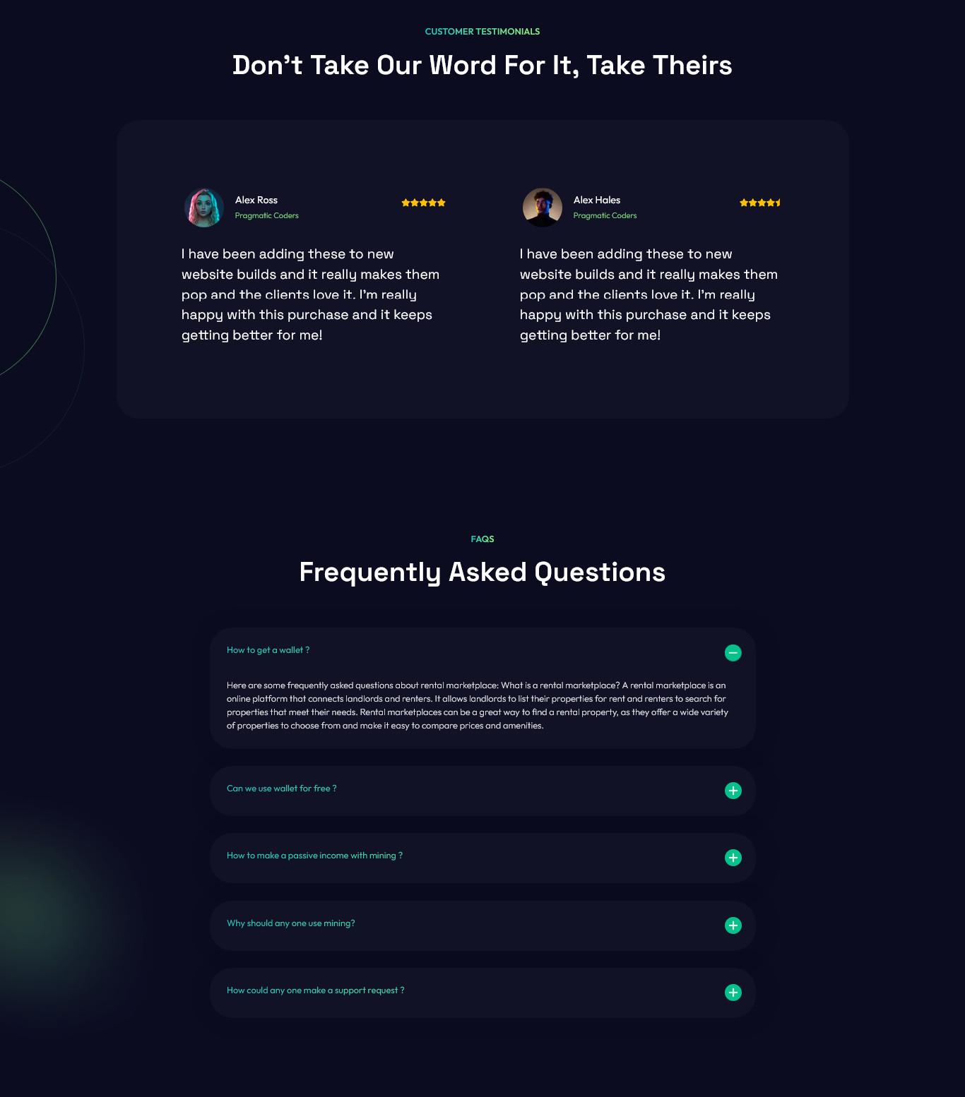 HashVault – PWA Crypto Mining Platform | Cloud Mining Website | Crypto Business