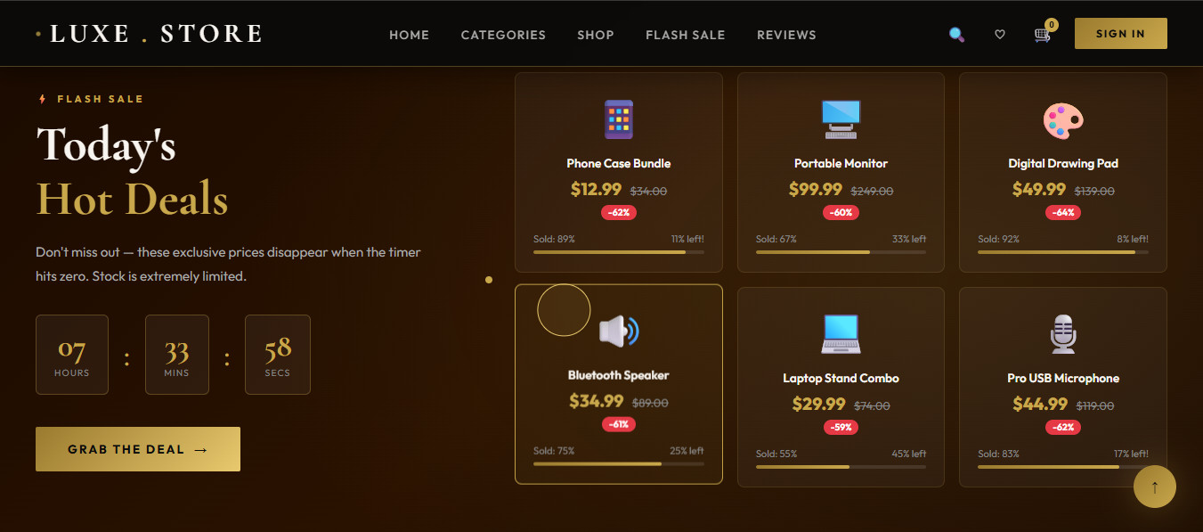 Responsive Ecommerce Dropshipping Website With Modern Design