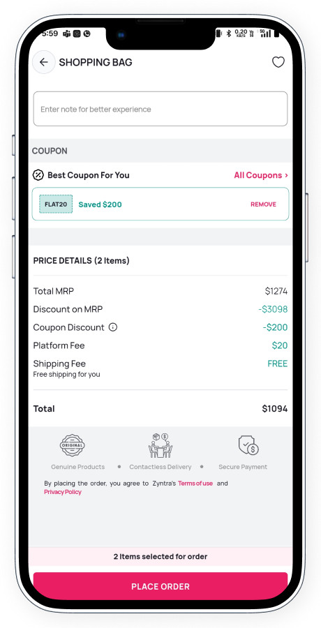 Cartivo – Complete Flutter eCommerce Mobile App | Android & iOS + Admin Panel