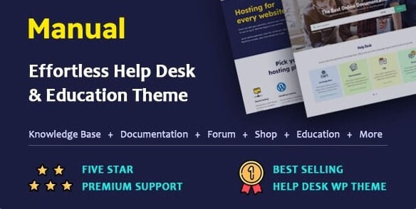 Manual v7.3 – Documentation, Knowledge Base & Education WordPress Theme