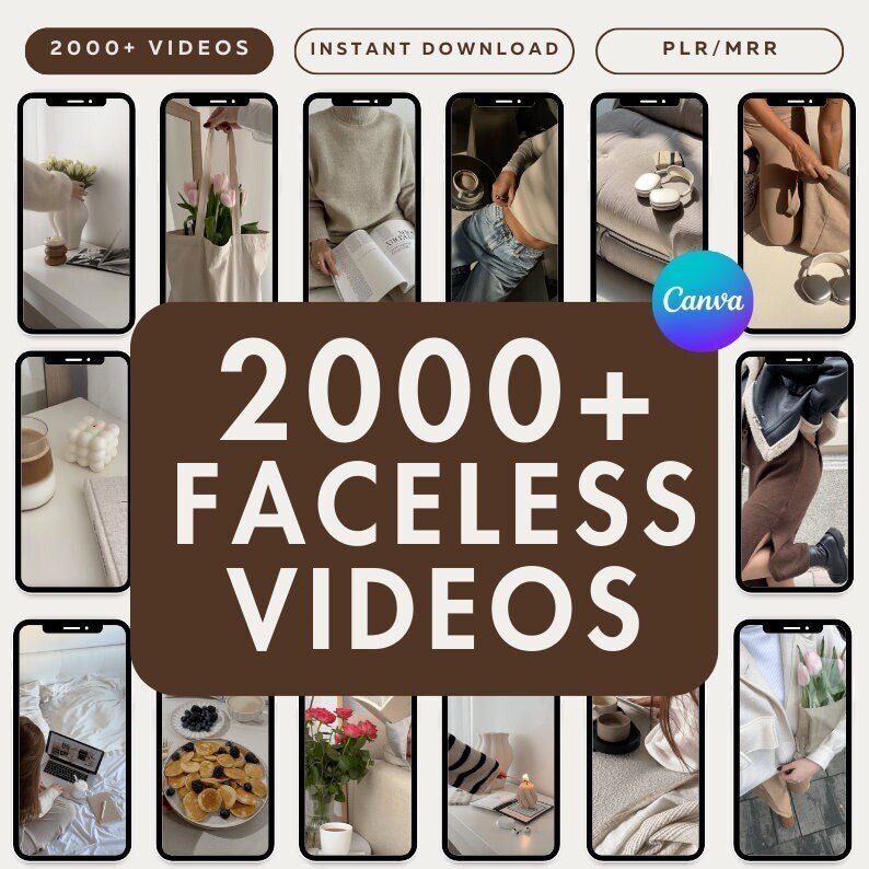 2000+ Faceless Aesthetic Videos & Photos for Reels
