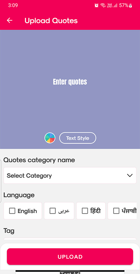 Android Status App + PHP Admin Panel | Video GIF Quotes Image Platform | AdMob