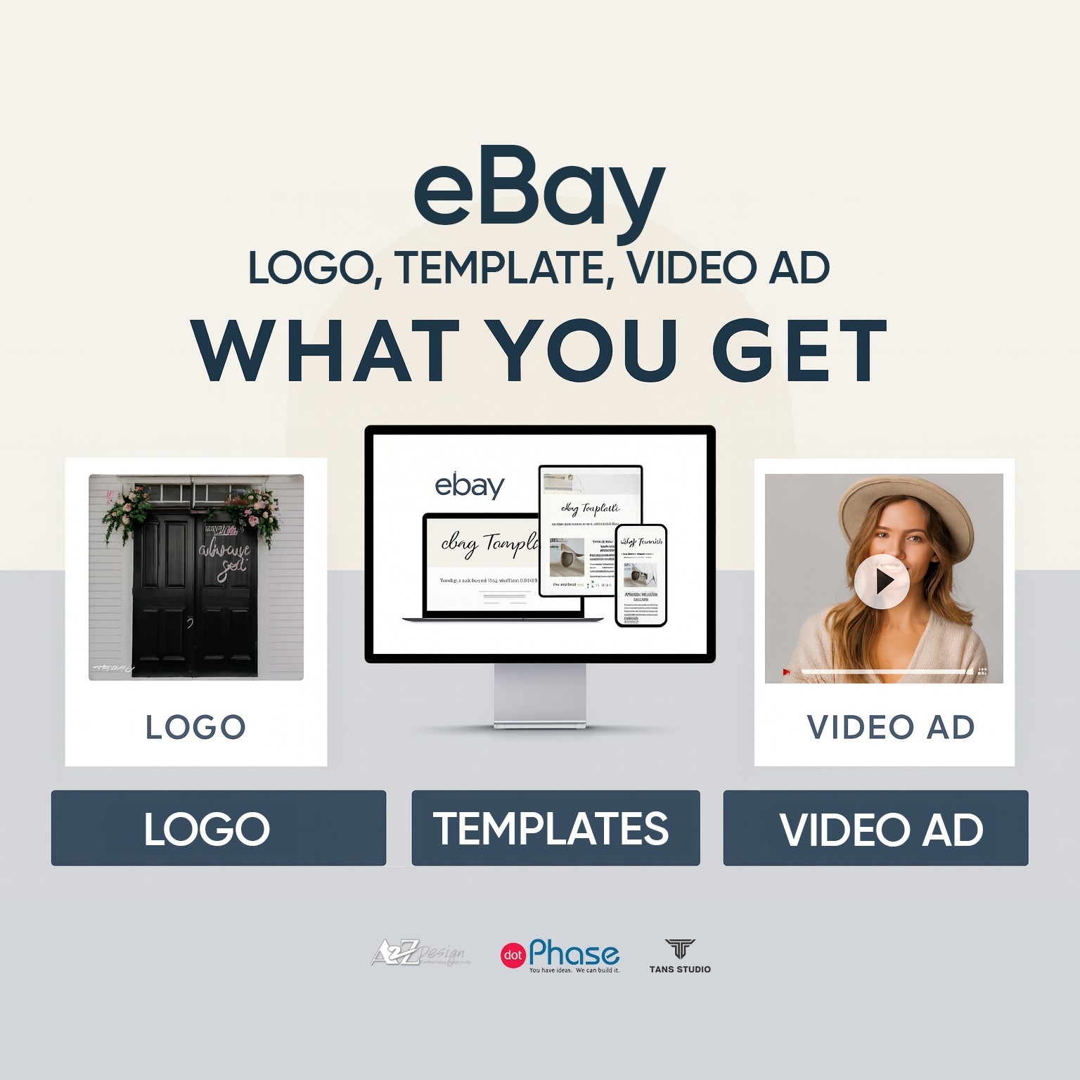 eBay Store & Listing Design | Product Template | Video Ads | Logo design | Banne