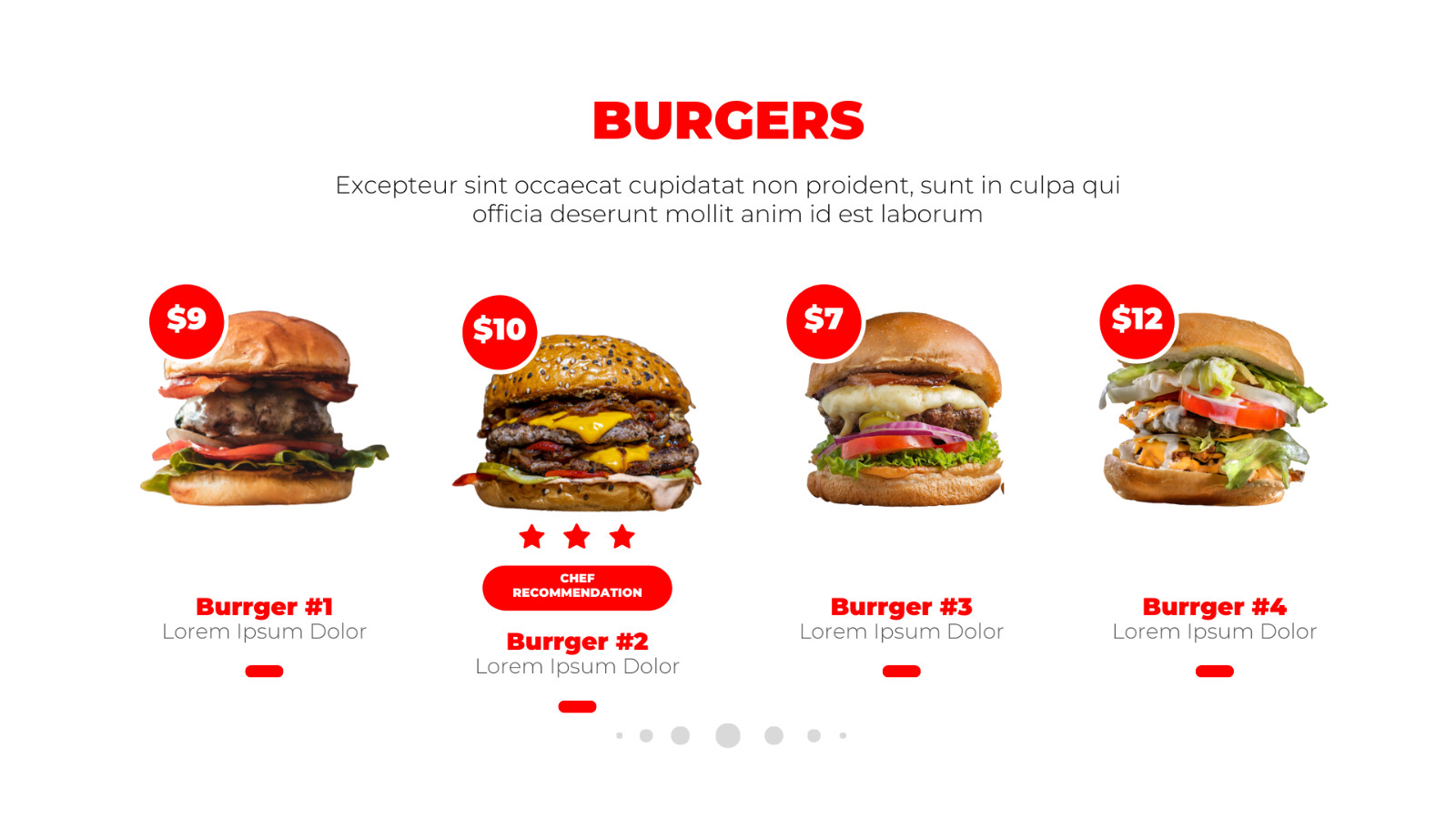 Horizontal Video Canva Template – Fast Food Promo Video