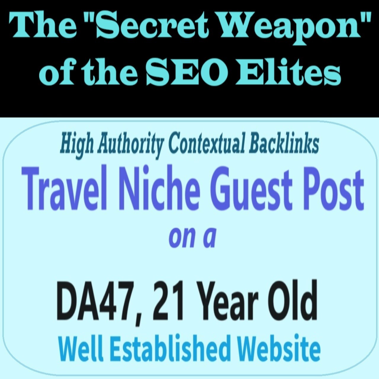 Premium SEO Guest Post on my DA40+ Travel Blog with Dofollow backlink