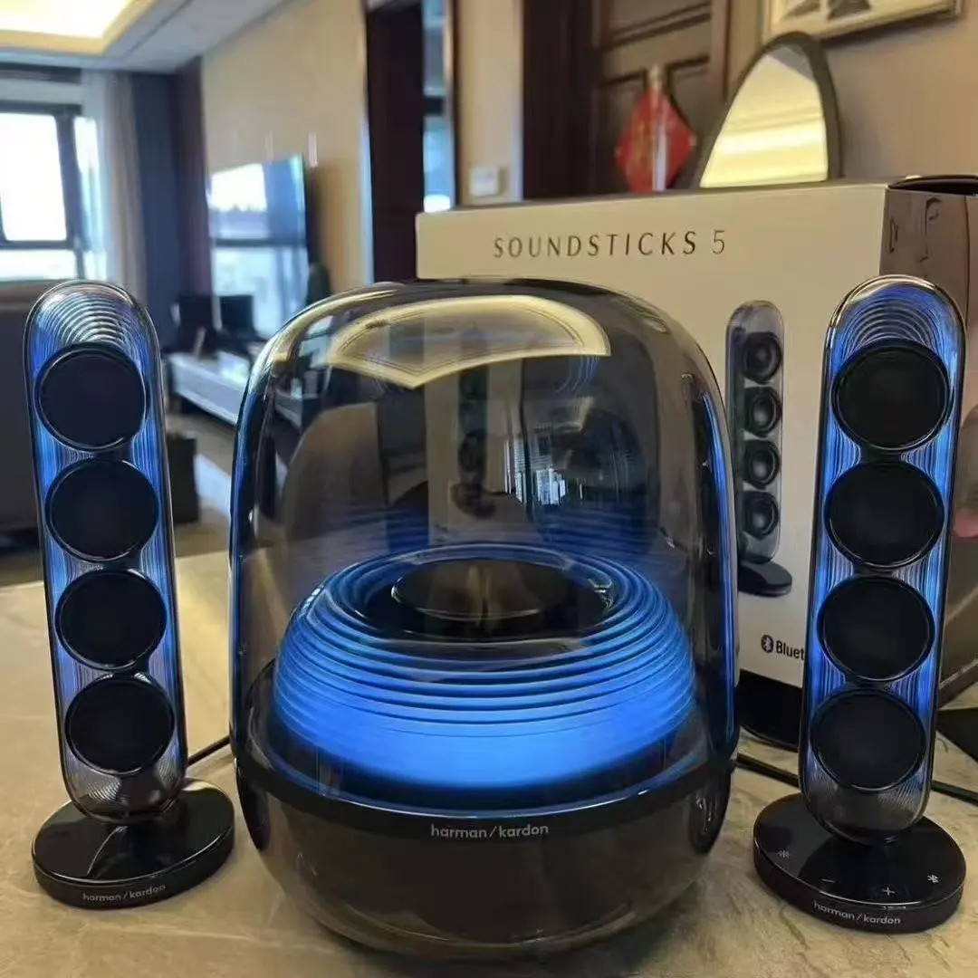 NEW Harman Kardon SoundSticks 5 Wireless Bluetooth Speaker 5.4 RGB